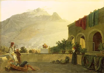 La sentinelle à Ischia, 1829